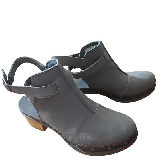 Chaco Womens Gray Cataluna Slingback Studded Midsole Clog Shoe Size 8 - Picture 1 of 10